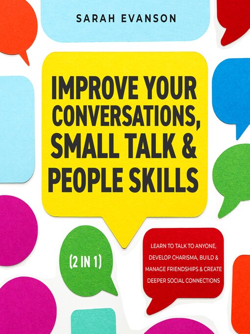 Title details for Improve Your Conversations, Small Talk & People Skills (2 in 1) by Sarah Evanson - Wait list